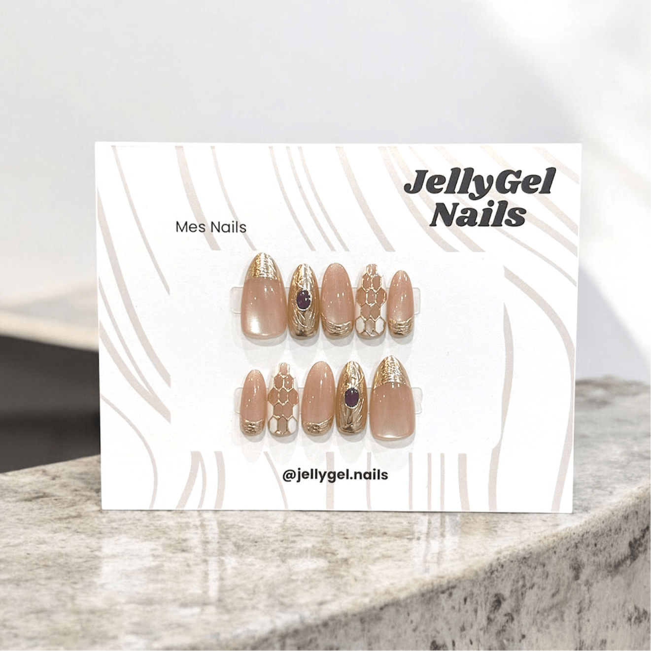 Bii | long amande - JellyGel Nails