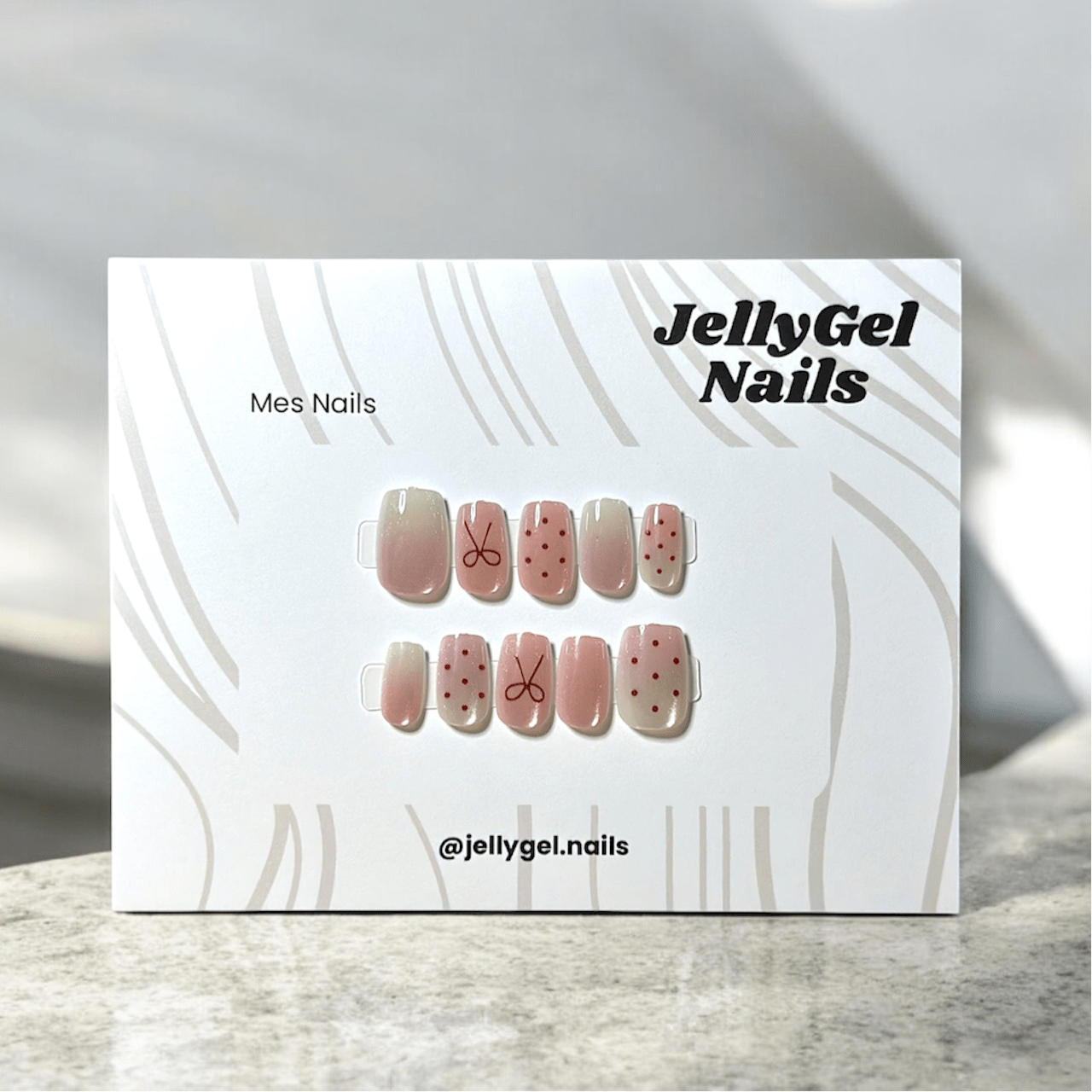 Cherry kiss - JellyGel Nails