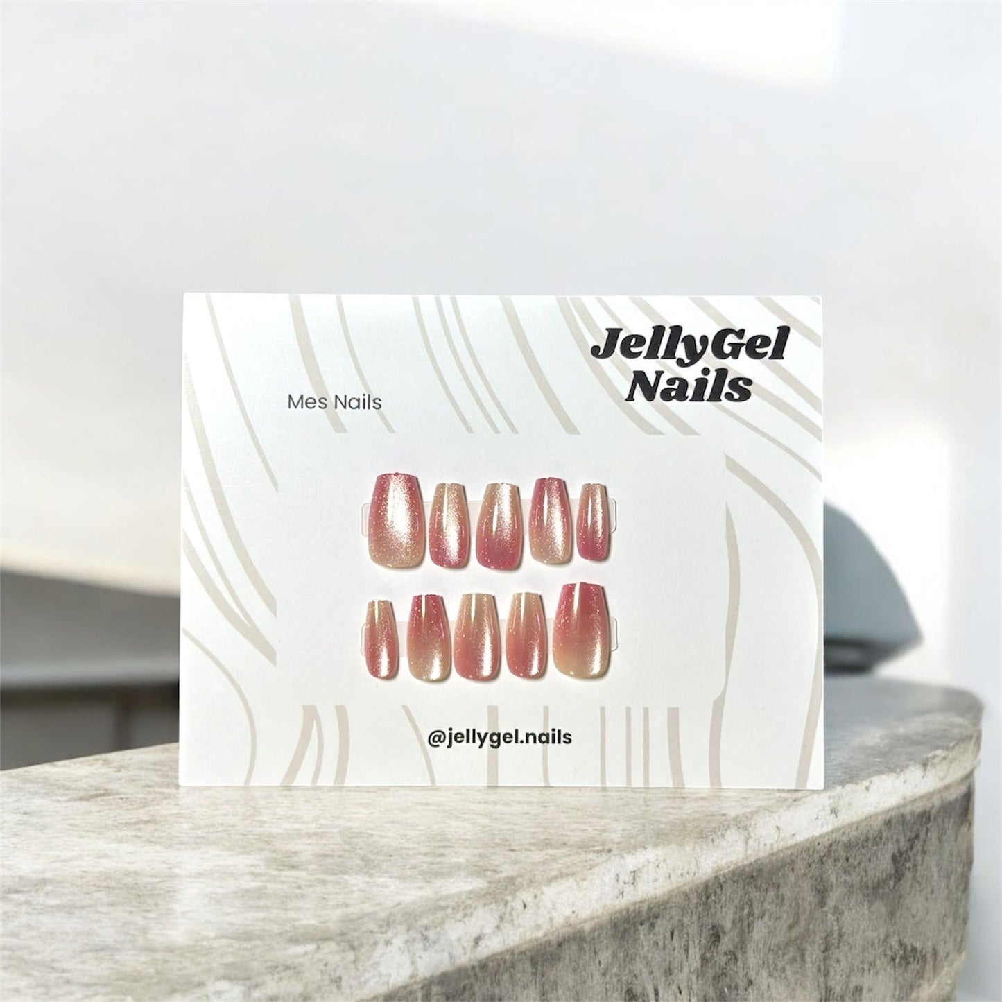 La pluie rose - JellyGel Nails
