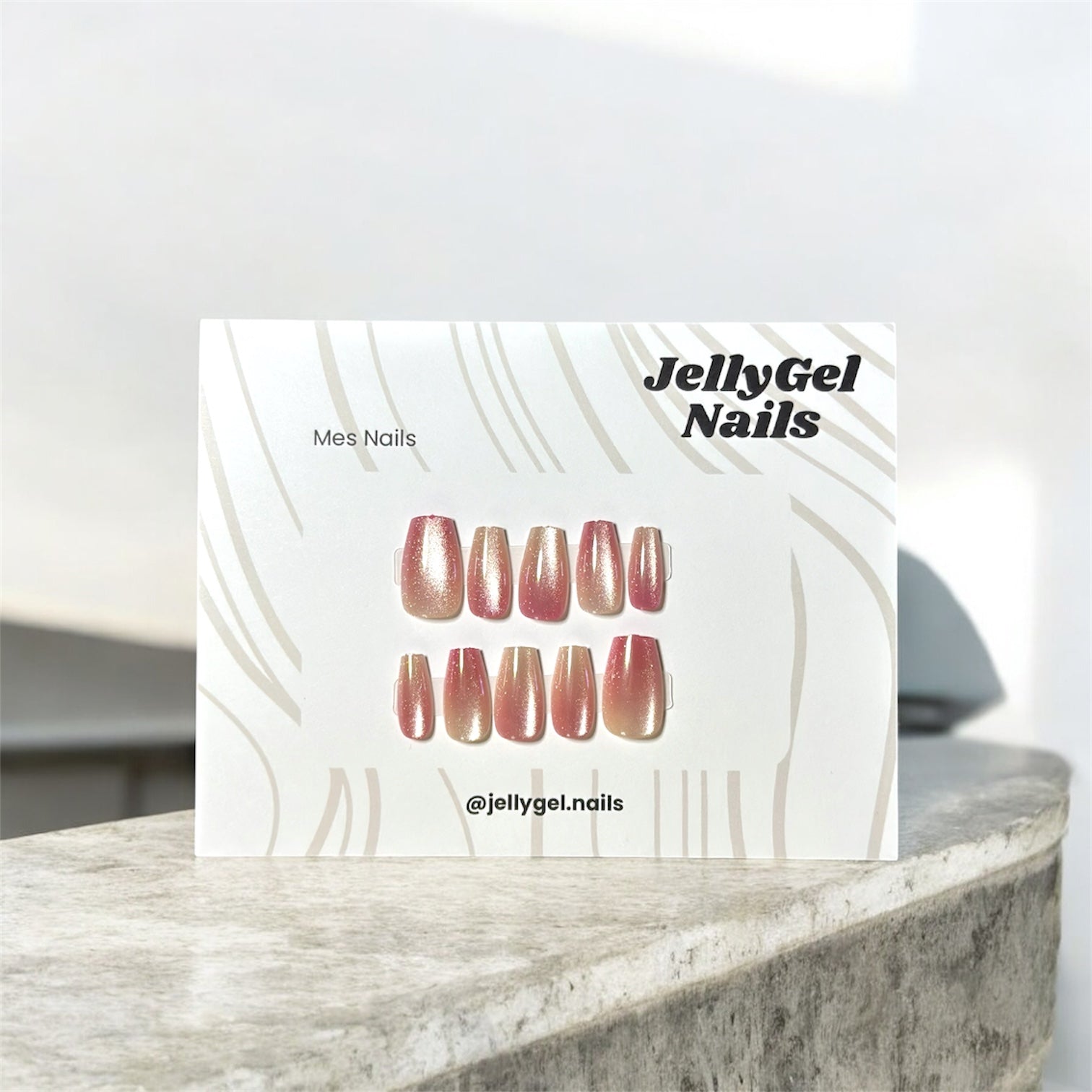 La pluie rose - JellyGel Nails